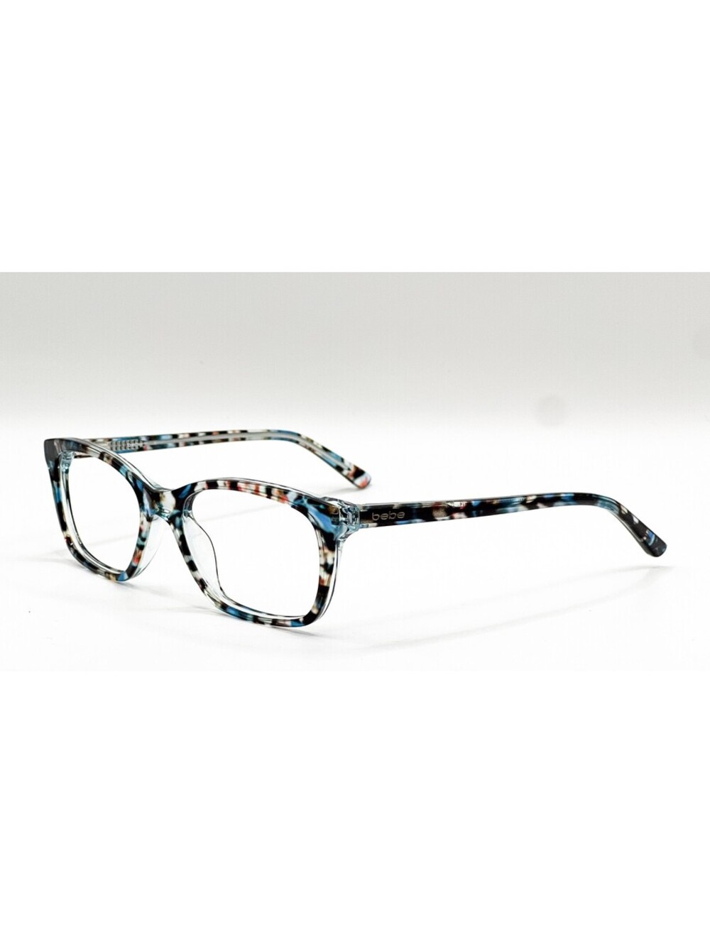 Bebe BB5145 400 Blue Floral Full Rim Authentic Eyeglass Frames 53-17